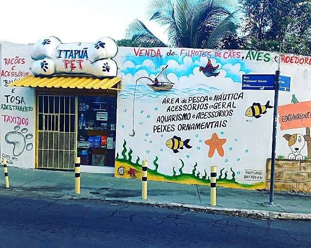 Fachada da loja Itapuã Pet em Salvador